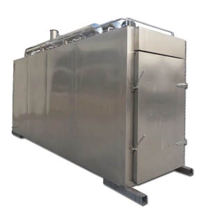 LY-500 Automatic Fish Meat Somker / Chicken Meat Oven Machine